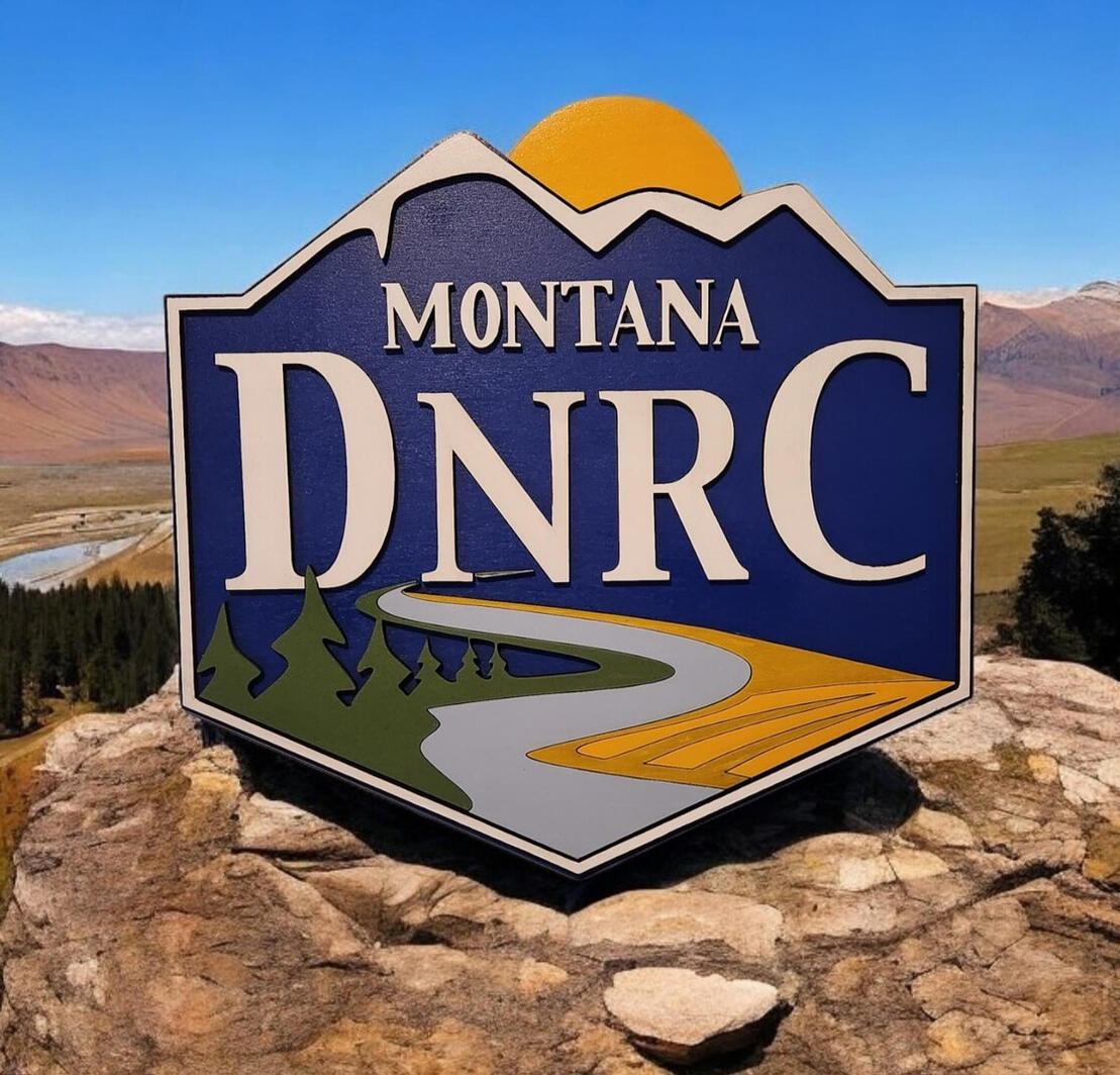 Montana MT DNRC Sign