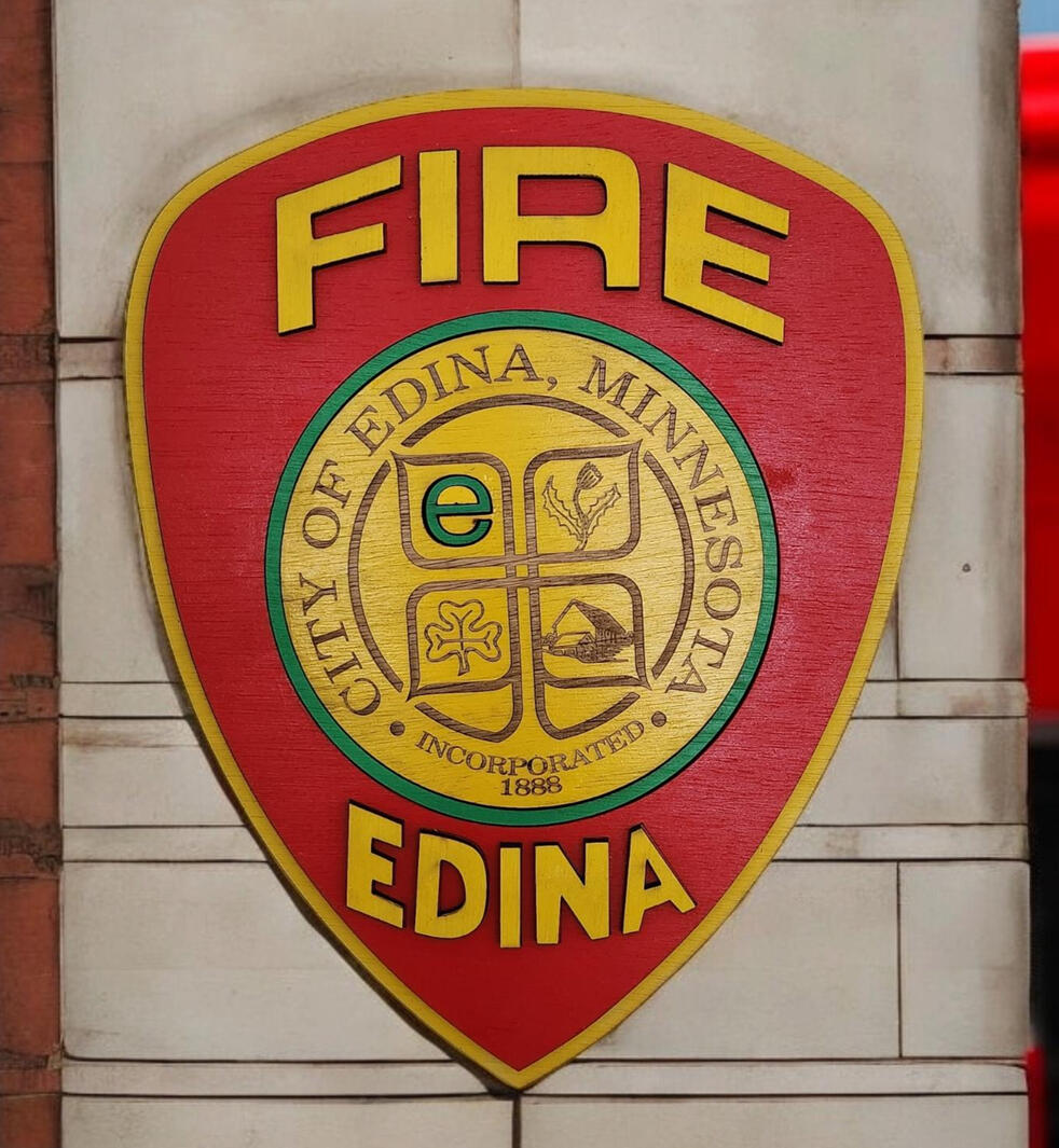 Edina Fire Department sign