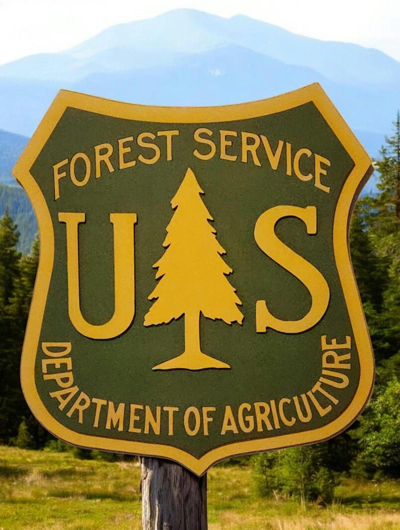 us forest service sign department of agriculture